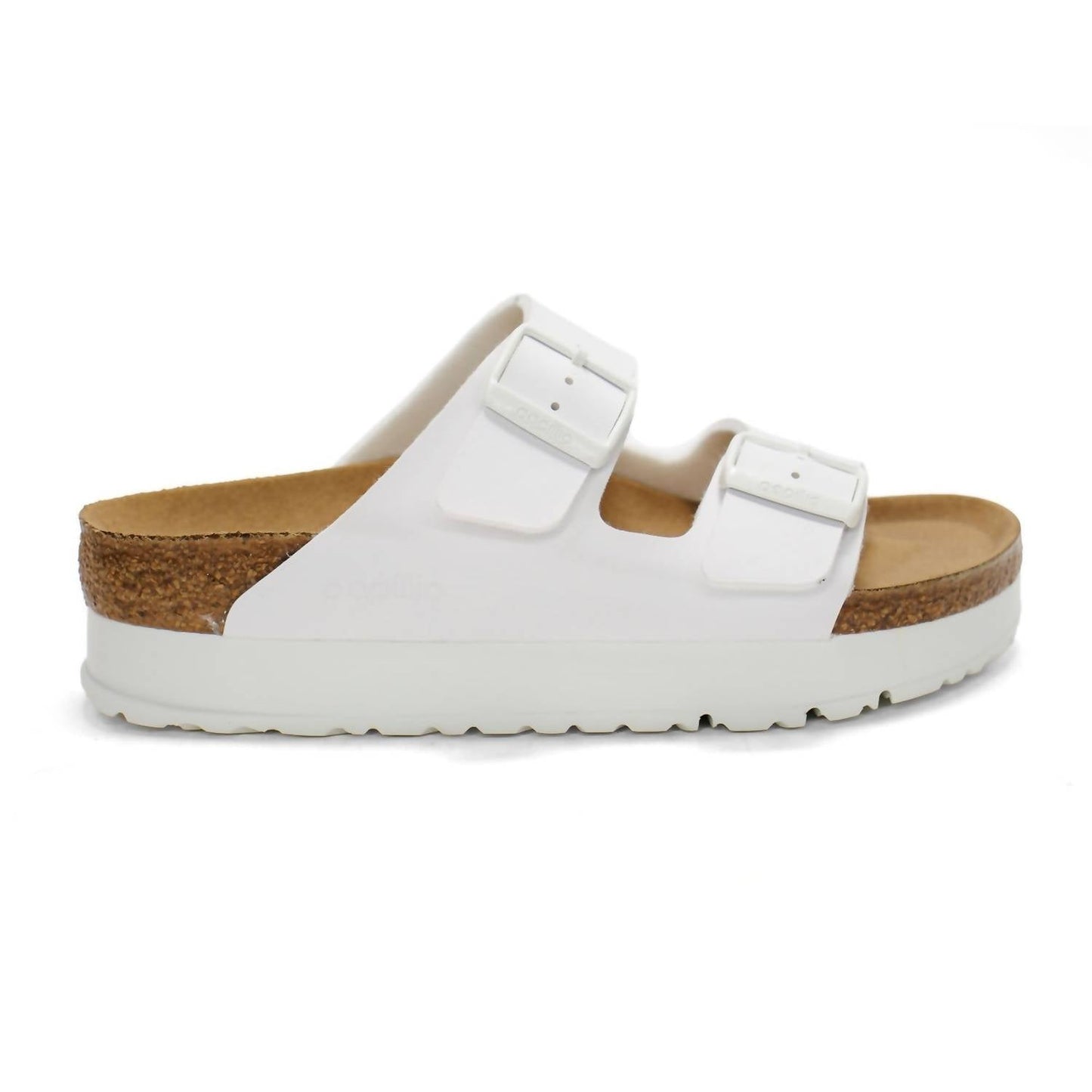 Sandalias de mujer con plataforma color blanco
