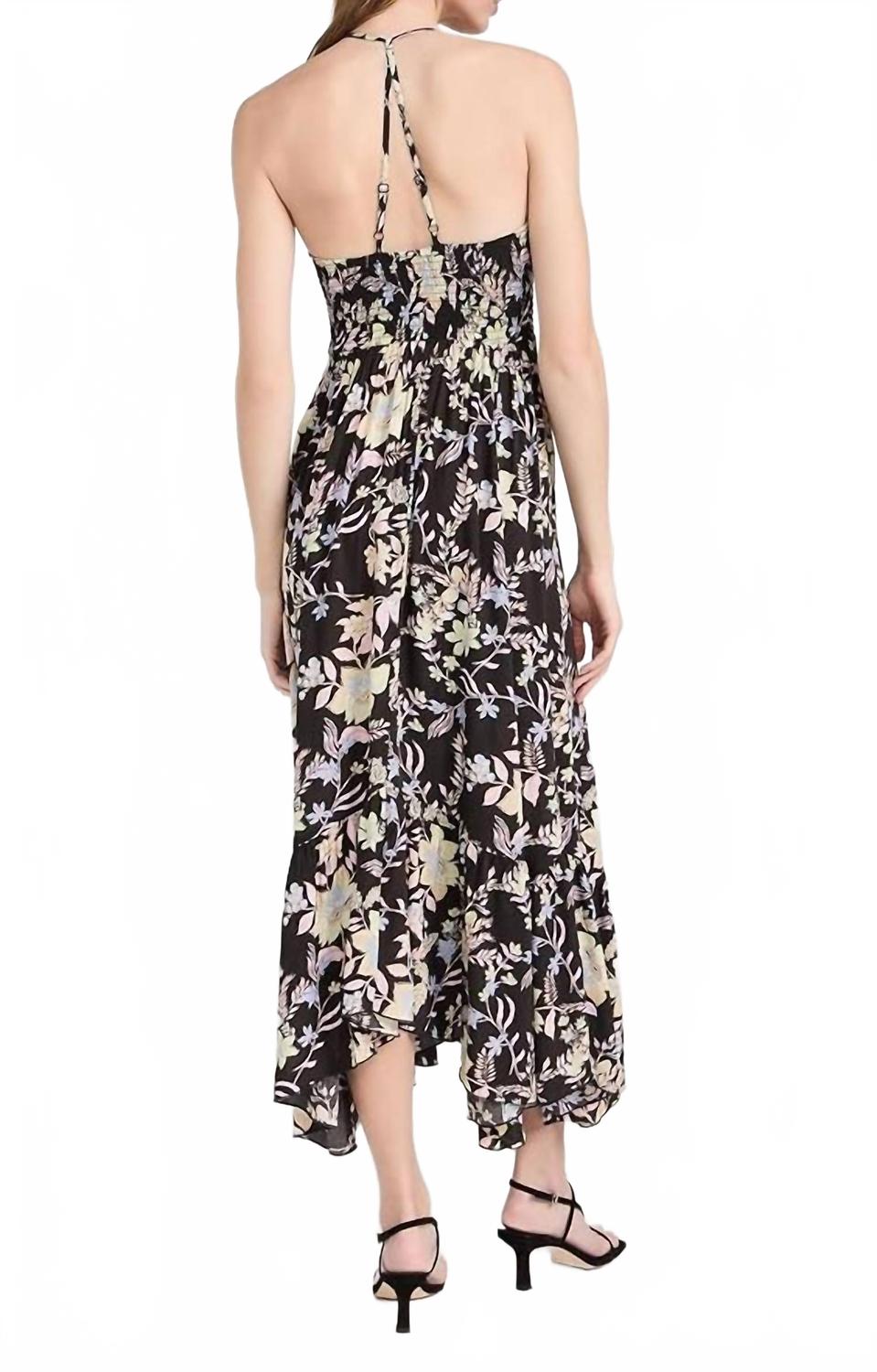 Vestido de mujer largo con estampado