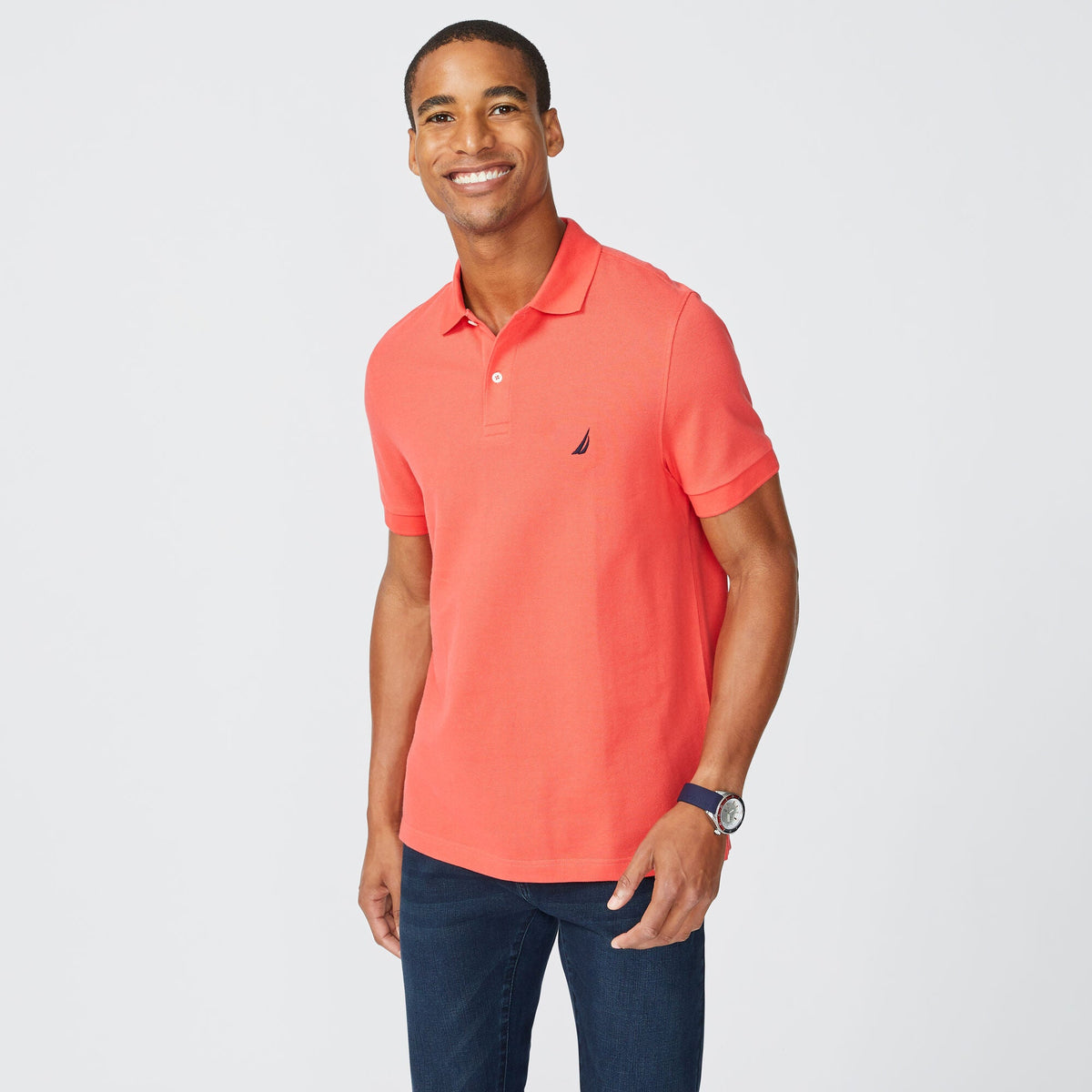 Polo de hombre de corte ajustado