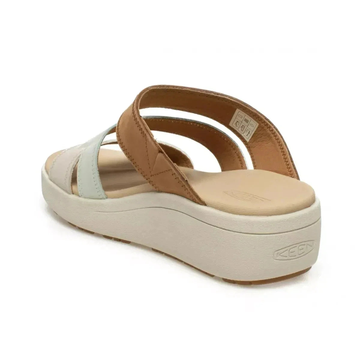 Sandalias de mujer de cuero multicolor