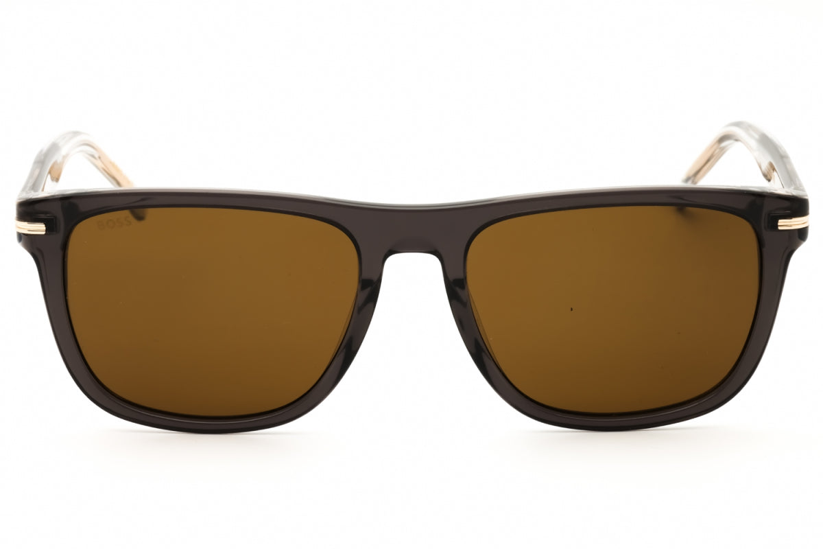 Gafas color gris y café