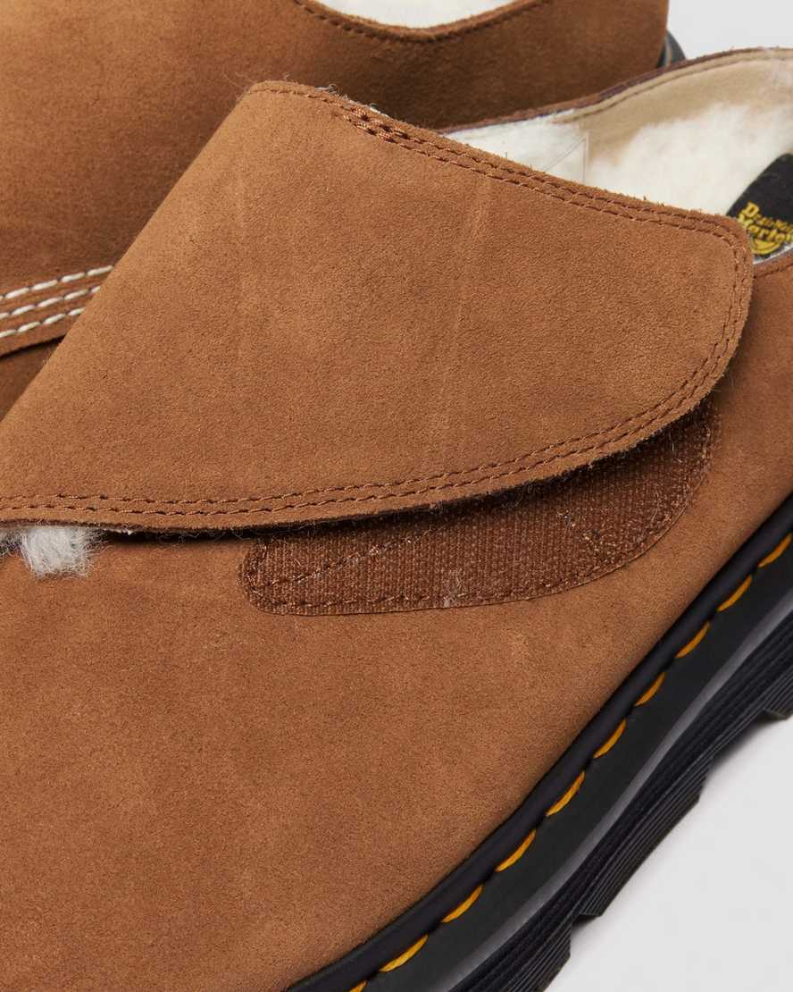 Zapatos destalonados de gamuza