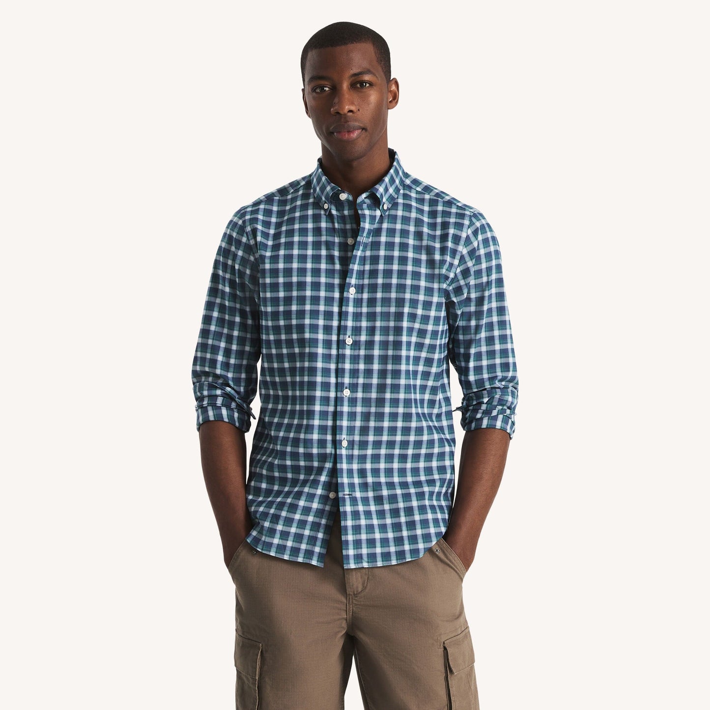 Camisa de hombre a cuadros