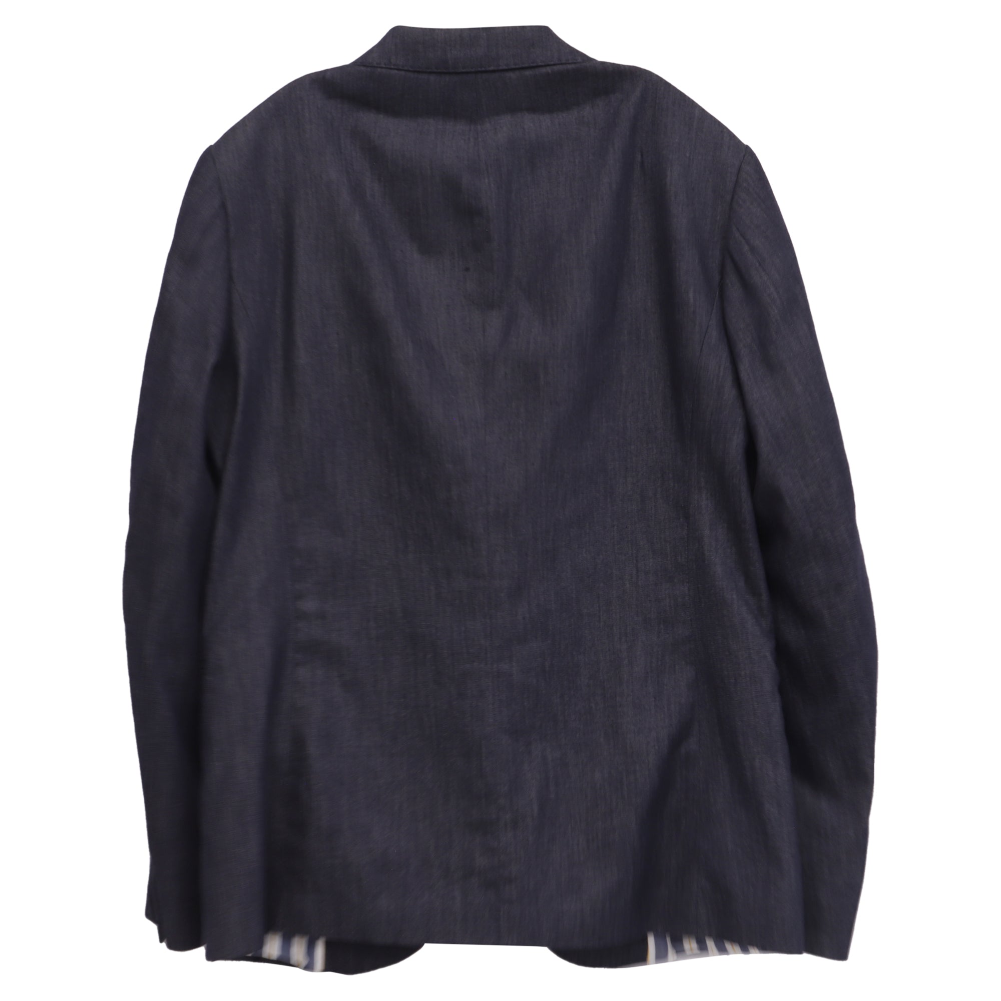 Blazer de algodón color azul