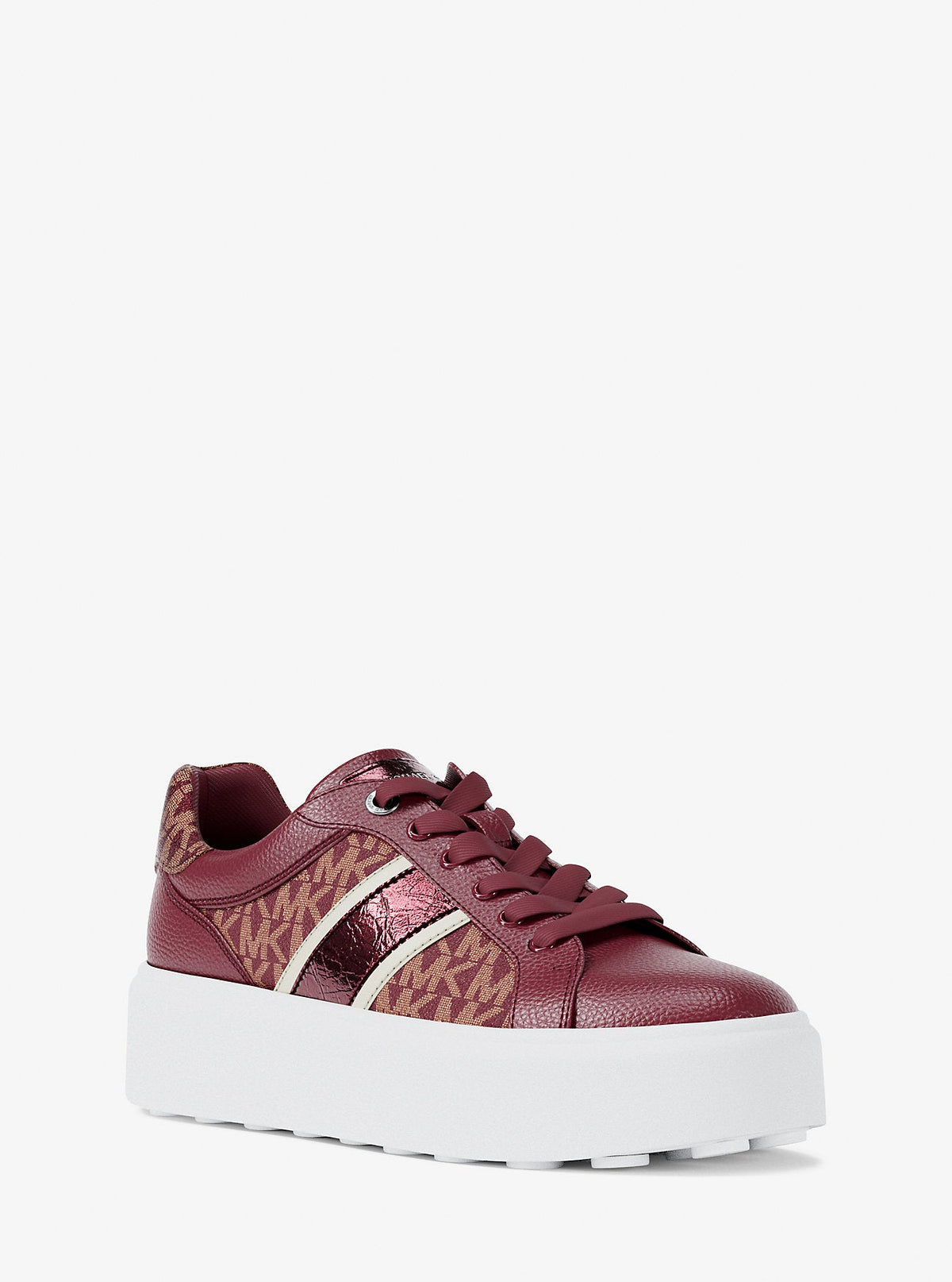 Tenis a rayas con plataforma