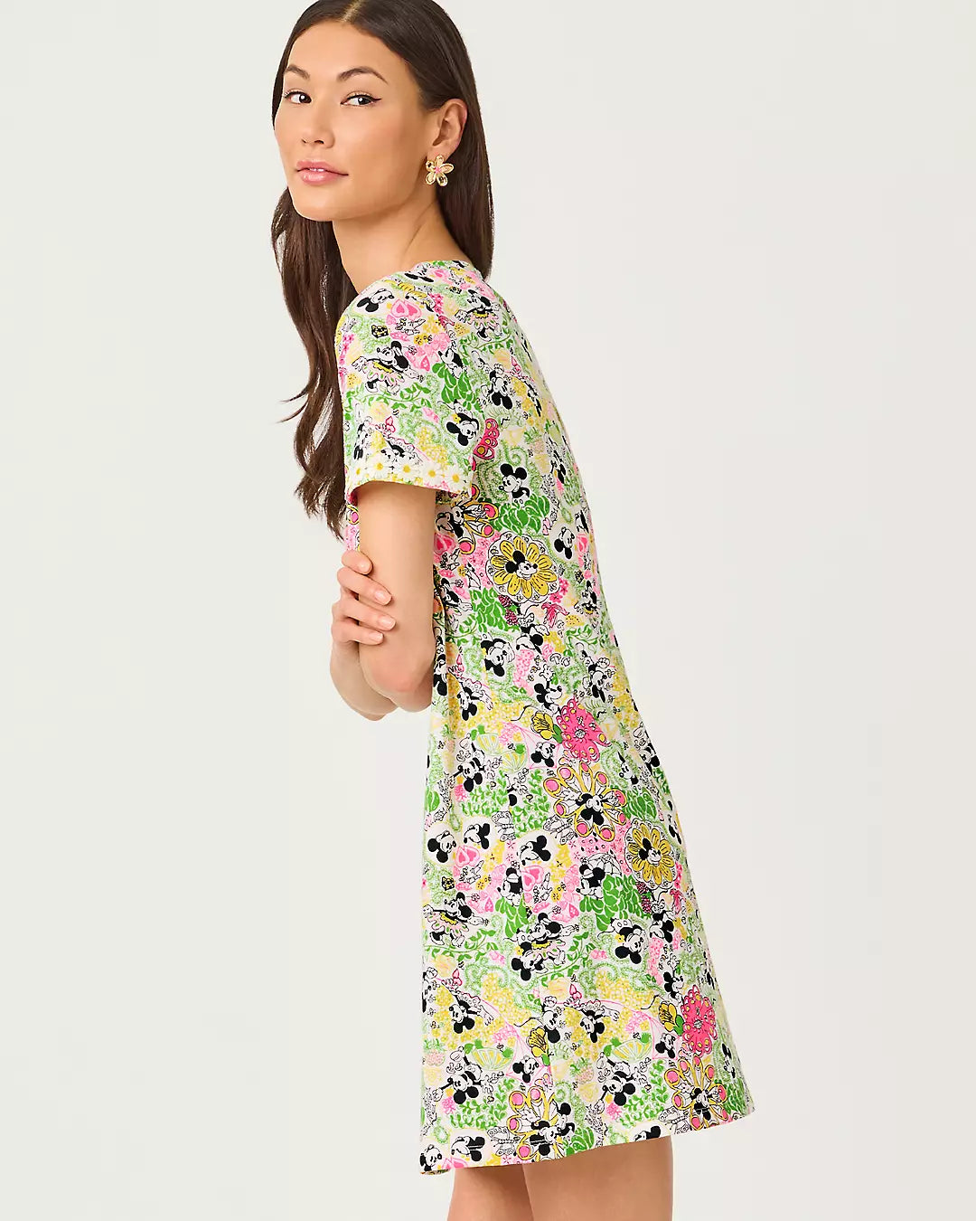 Vestido de manga corta