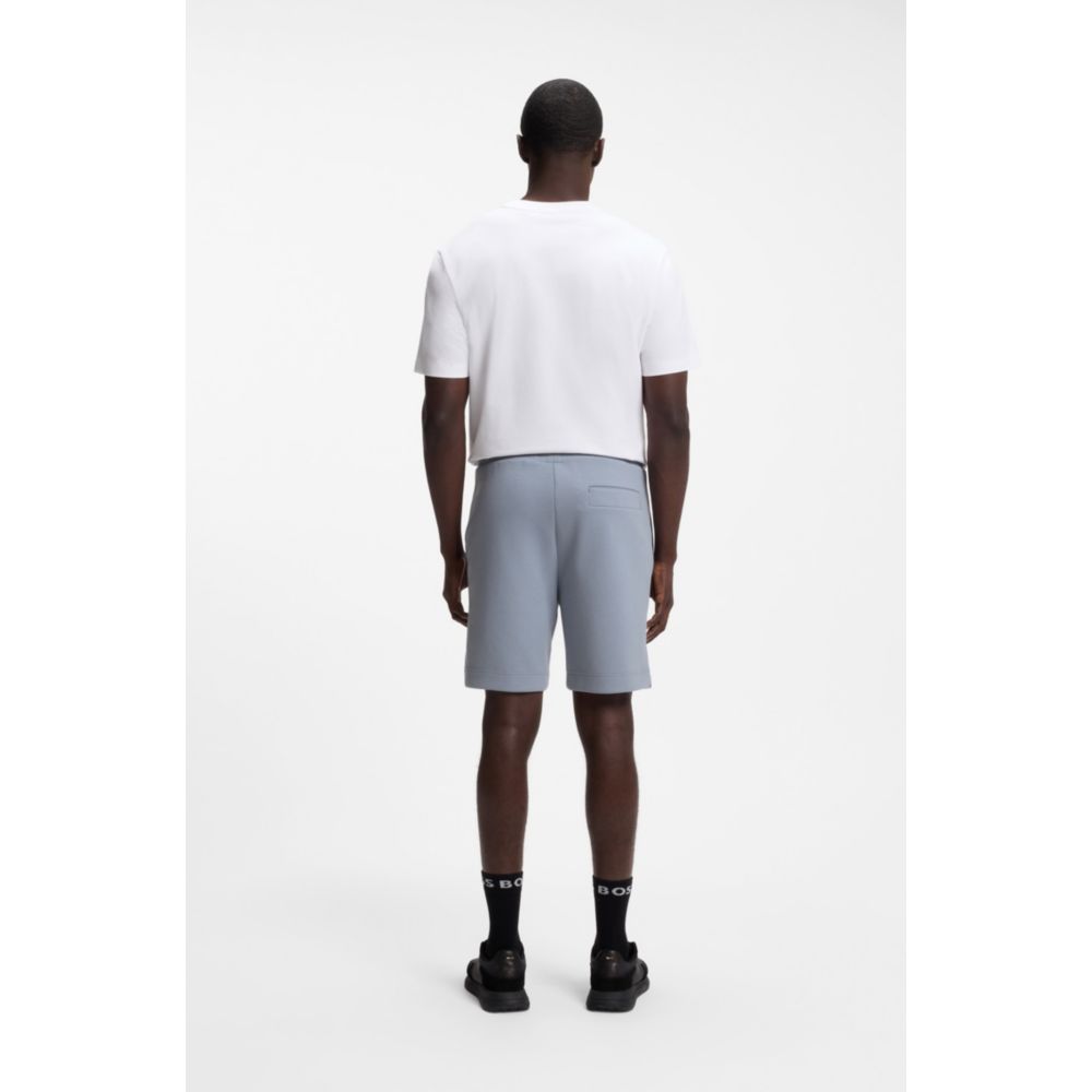 Short de mezcla de algodón con bordado