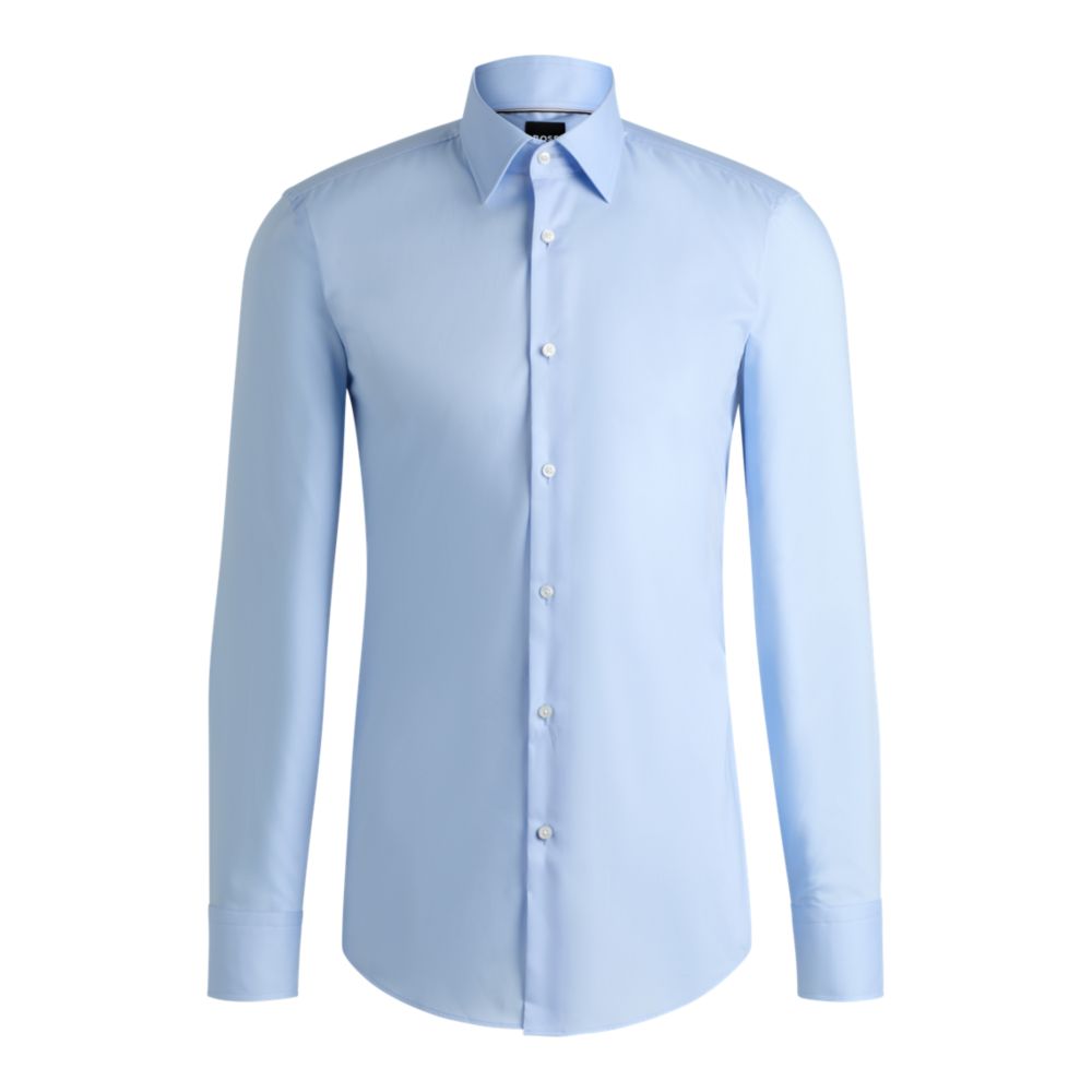 Camisa de algodón de corte ajustado