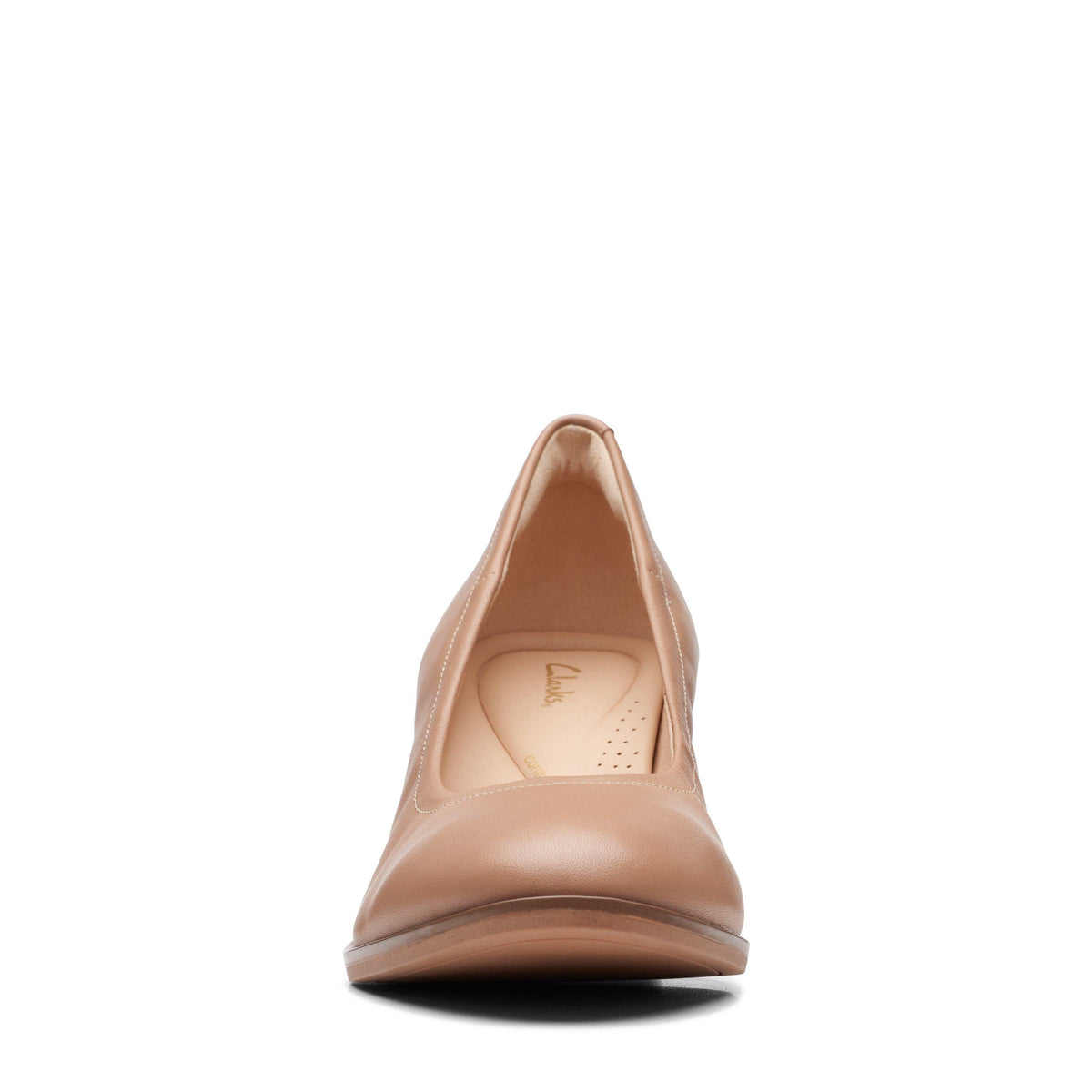 Calzado de cuero color beige