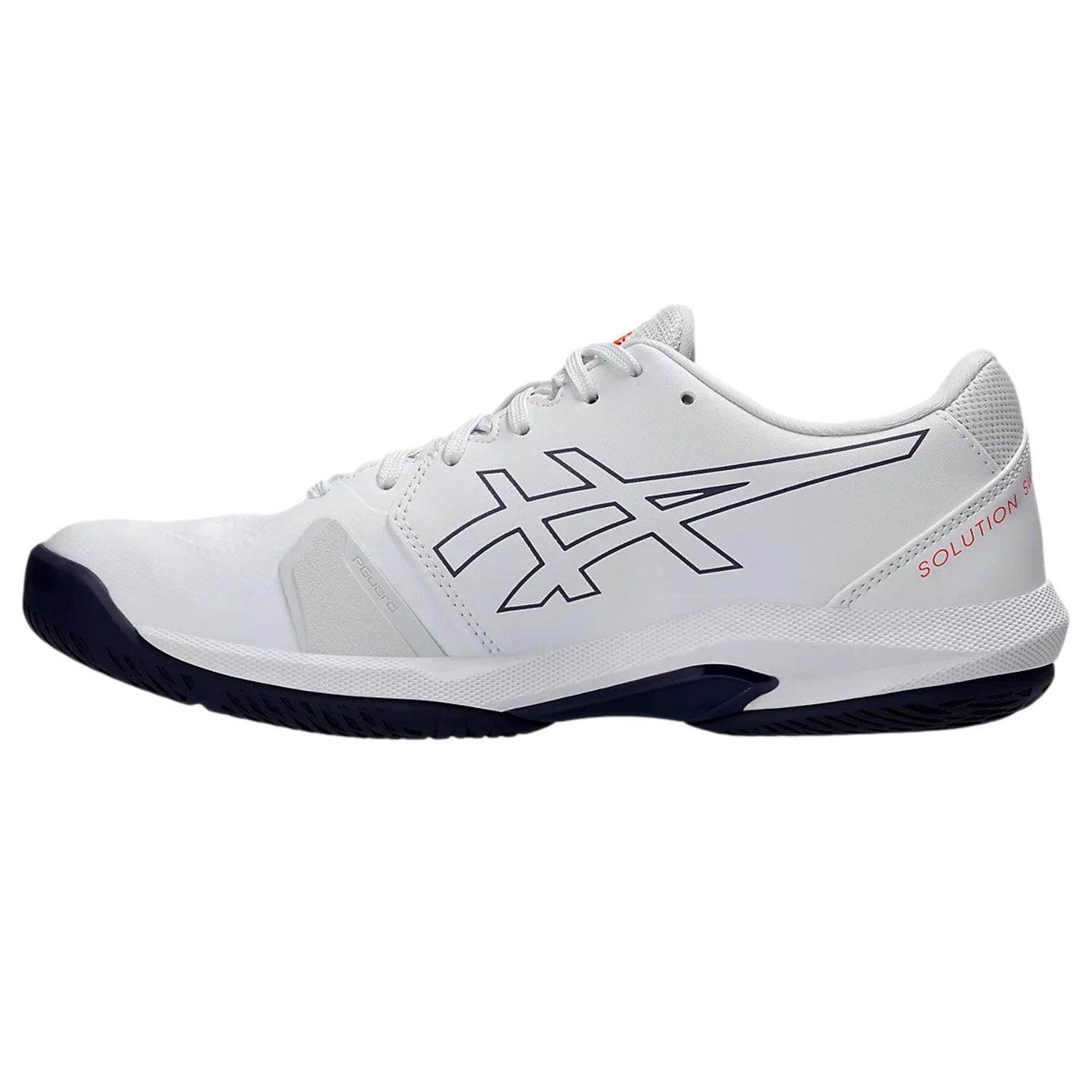 Calzado de hombre color blanco y naranja