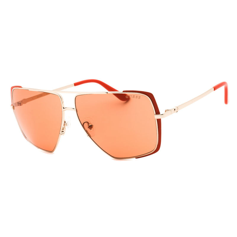 Gafas color café y naranja