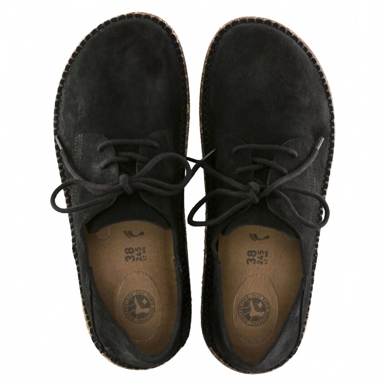 Zapatos de mujer con cordones color negro