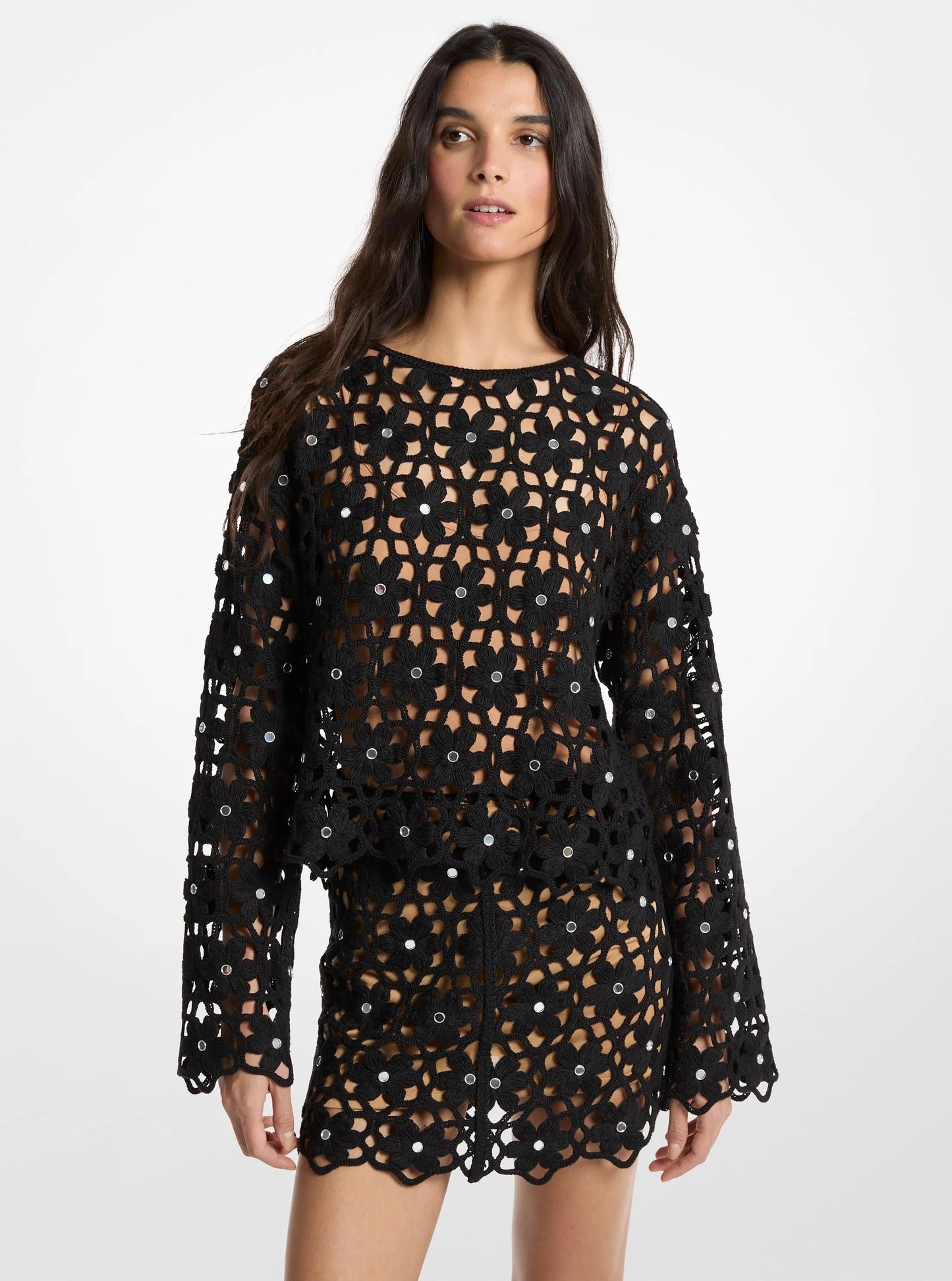 Top con estampado floral