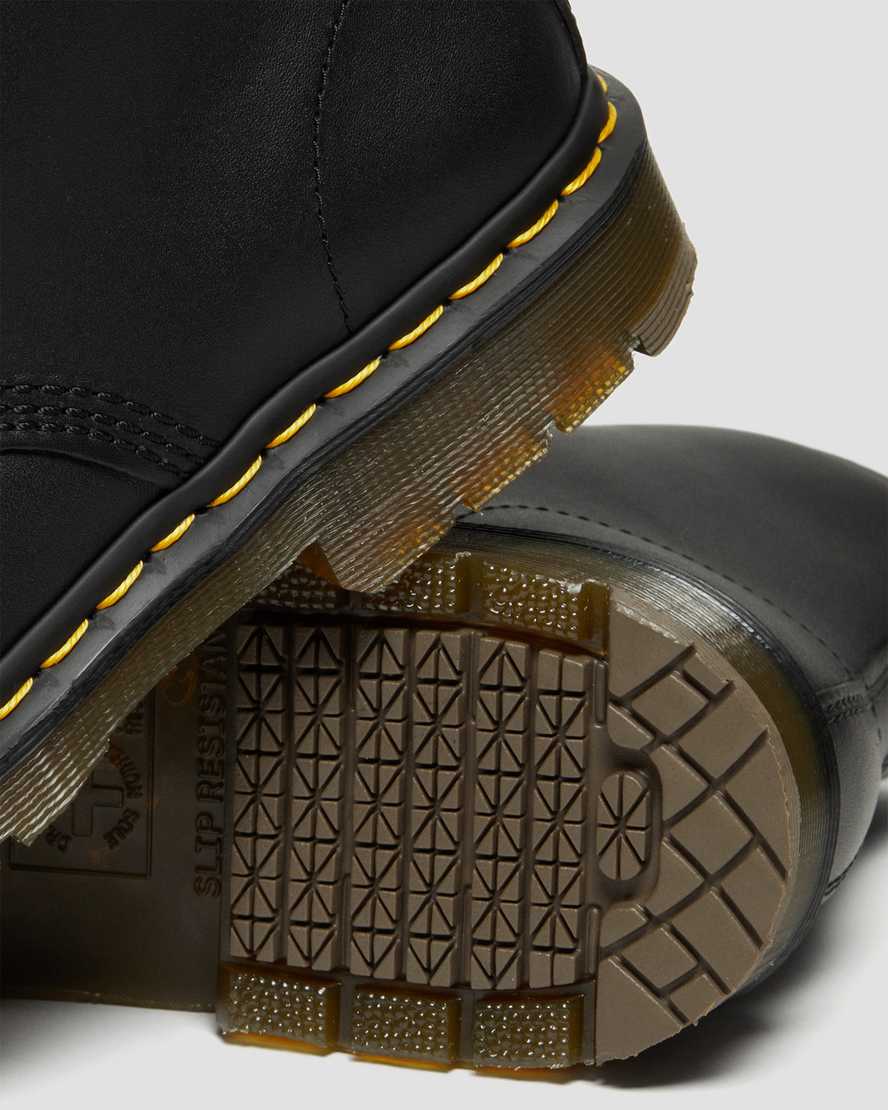 Botas de cuero con cordones