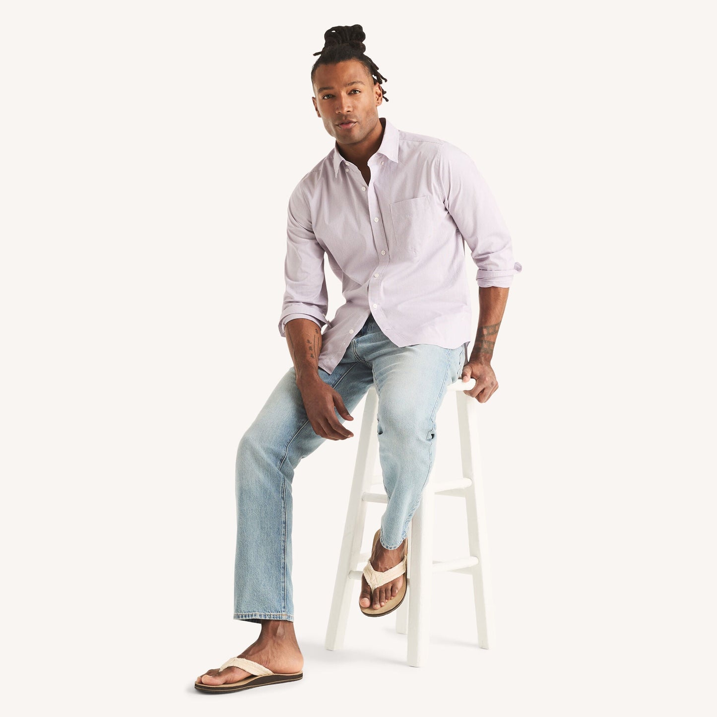 Camisa de hombre a cuadros
