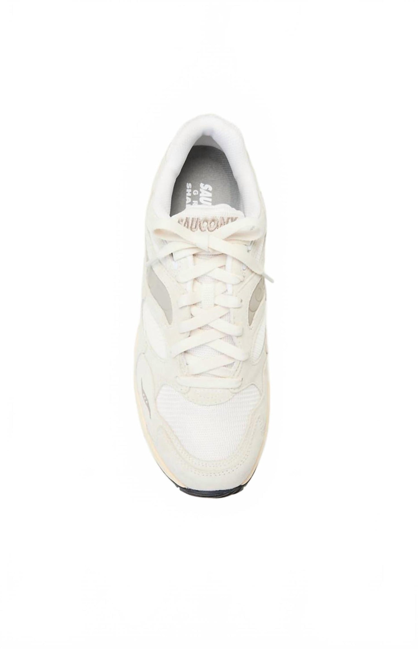 Tenis unisex color blanco y crema