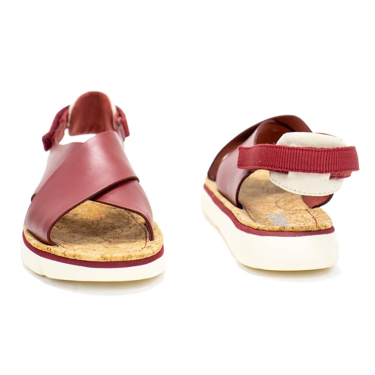 Sandalias de mujer color rojo