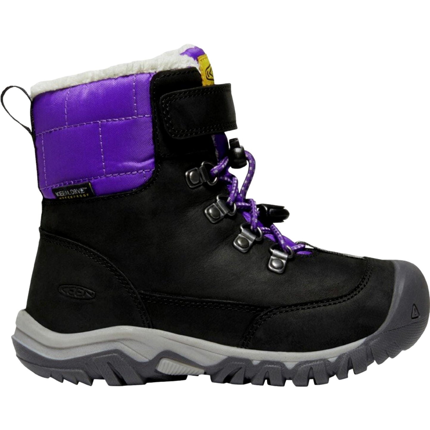 Botas infantil color negro y violeta