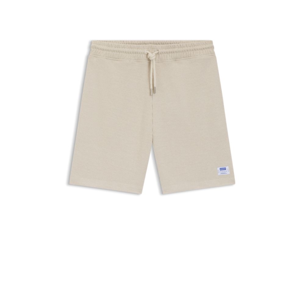 Short de algodón de corte amplio