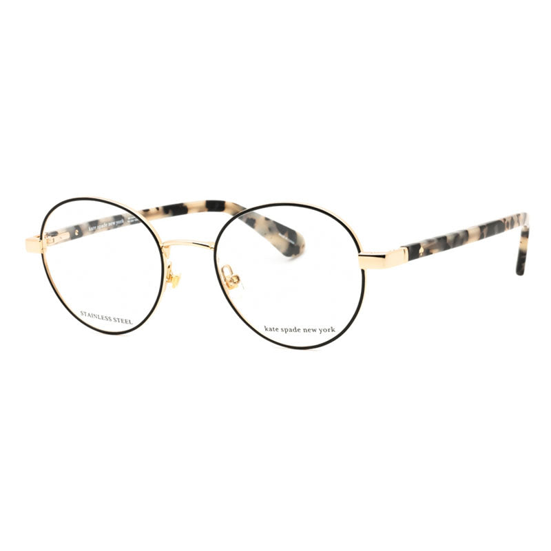 Gafas 49 mm color negro y dorado
