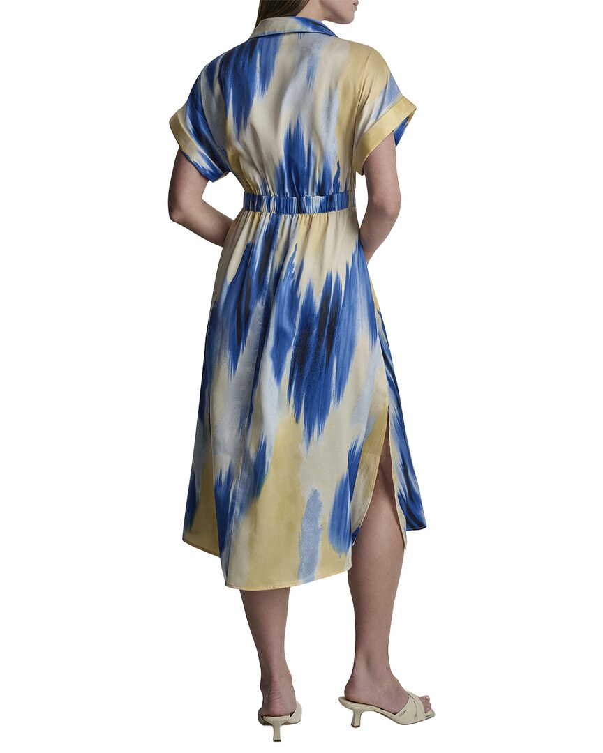 Vestido de satén con estampado