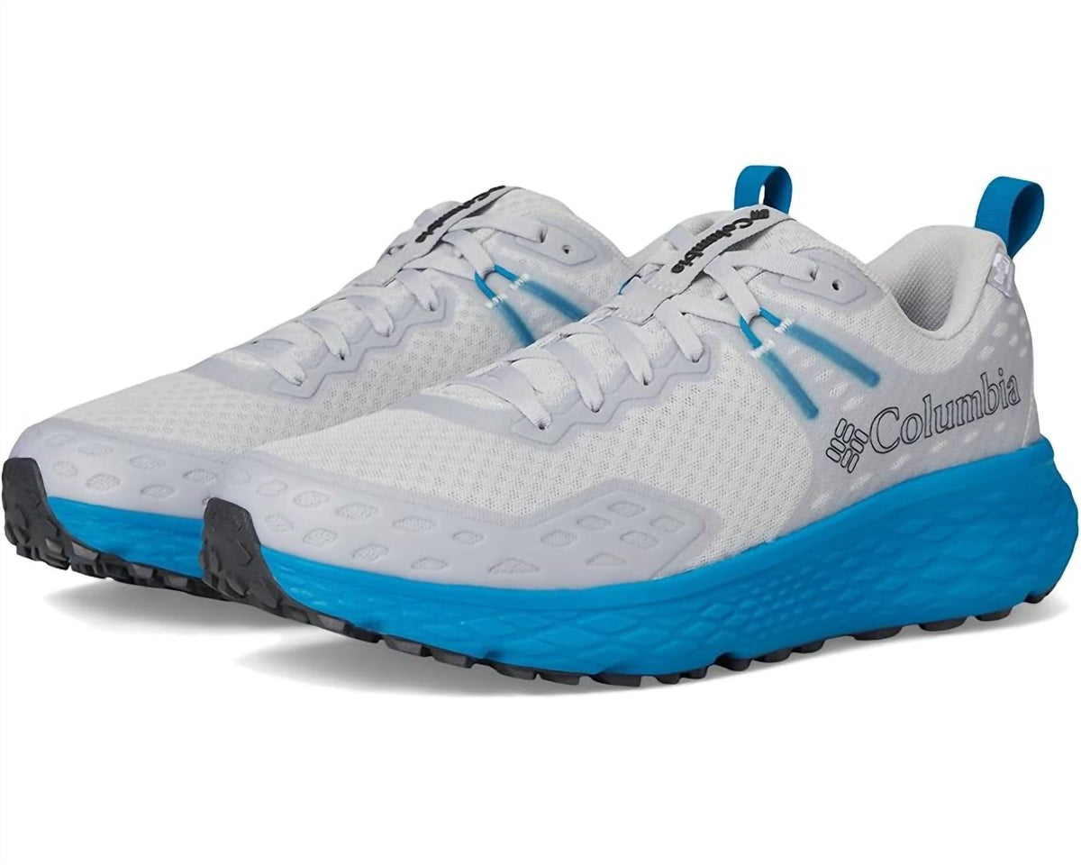 Zapatos de hombre color azul y gris