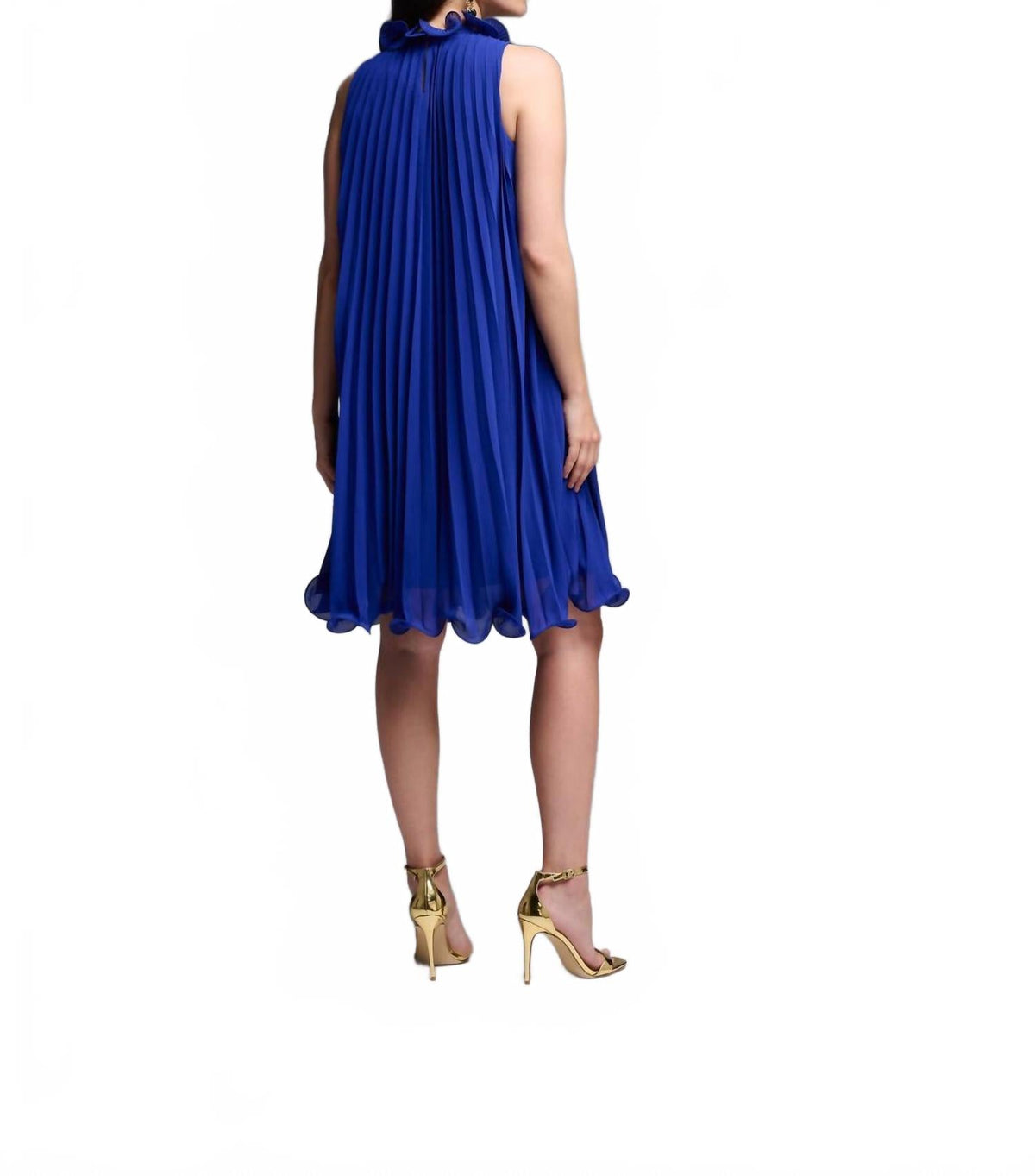 Vestido con pliegues