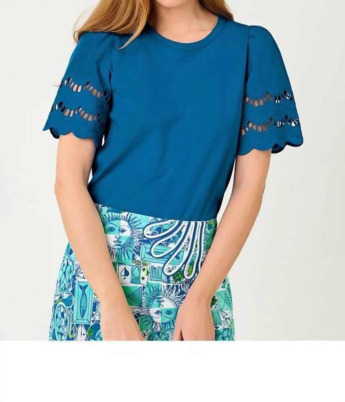 Top color azul