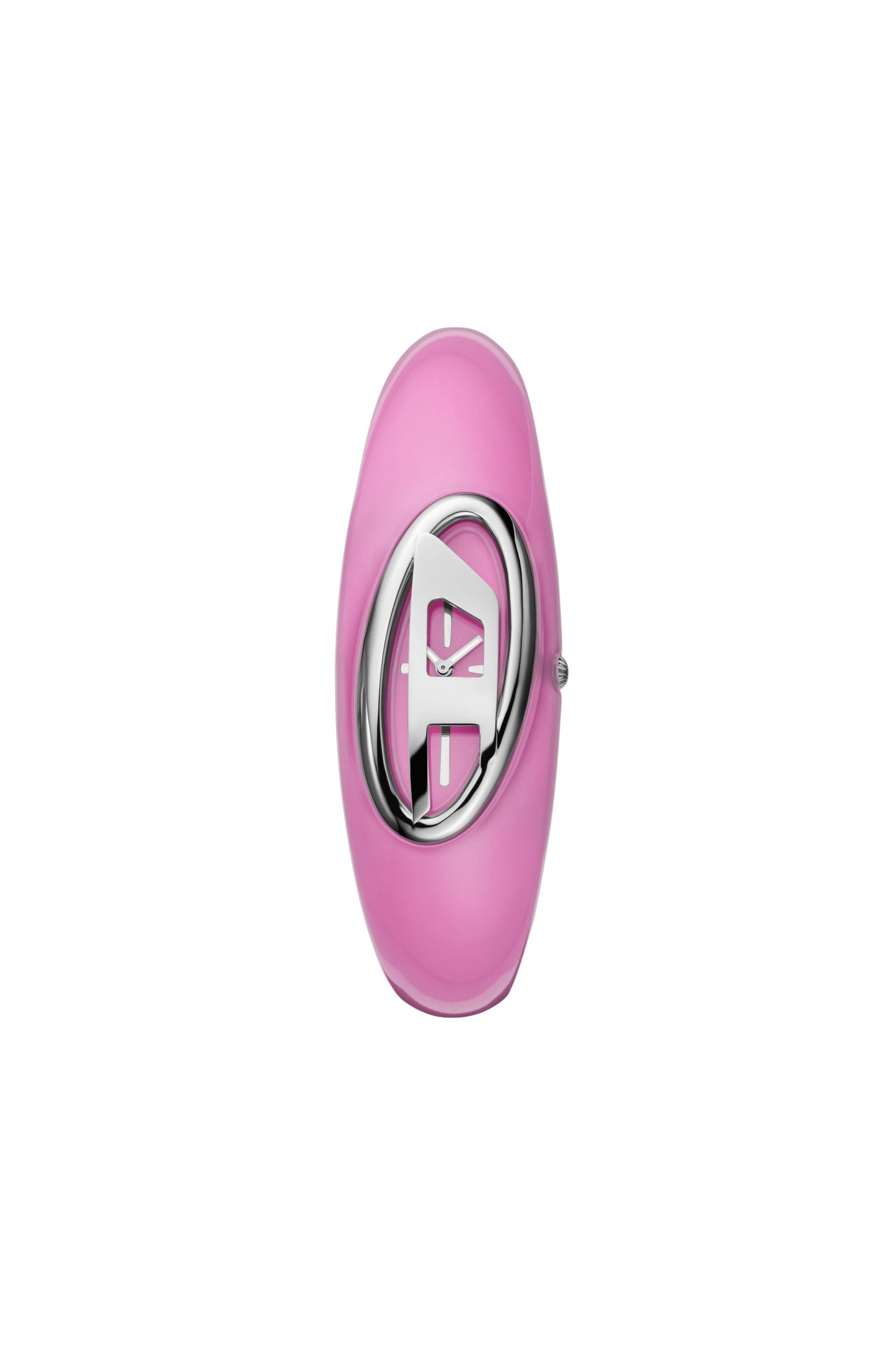 Diesel Wonder-D de Dos Manecillas Rosado de Nylon y Resina