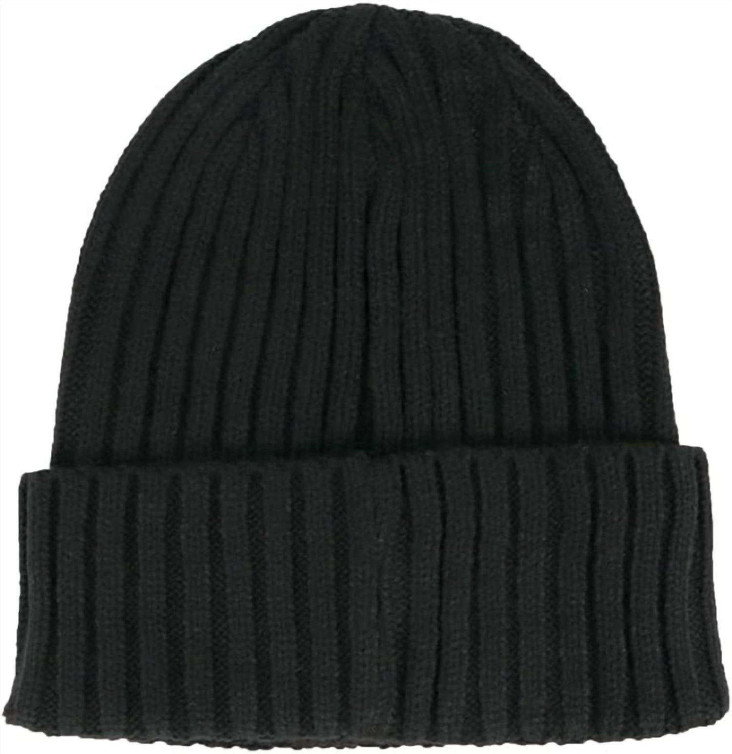 Gorro tejido color negro