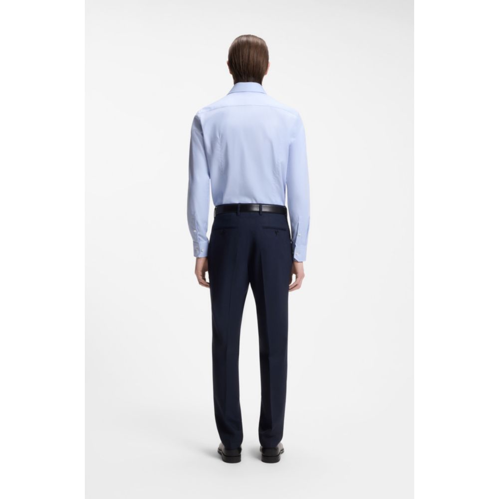 Camisa de algodón de corte ajustado
