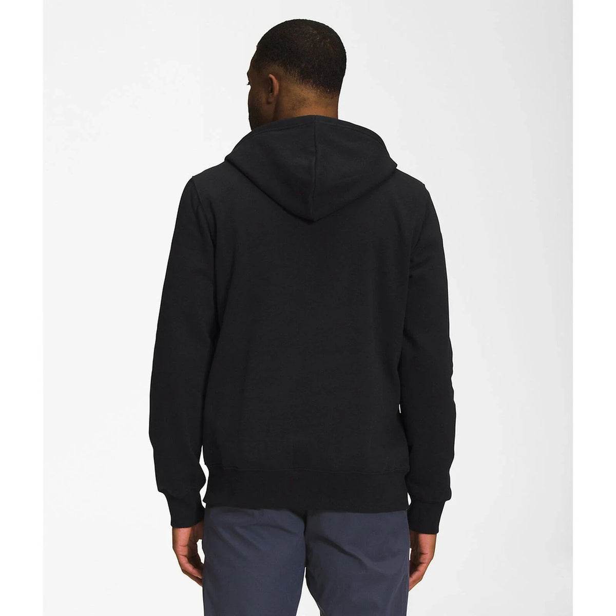 Buzo con capucha de hombre de algodón con estampado color negro