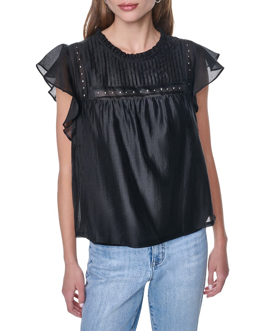 Top con pliegues