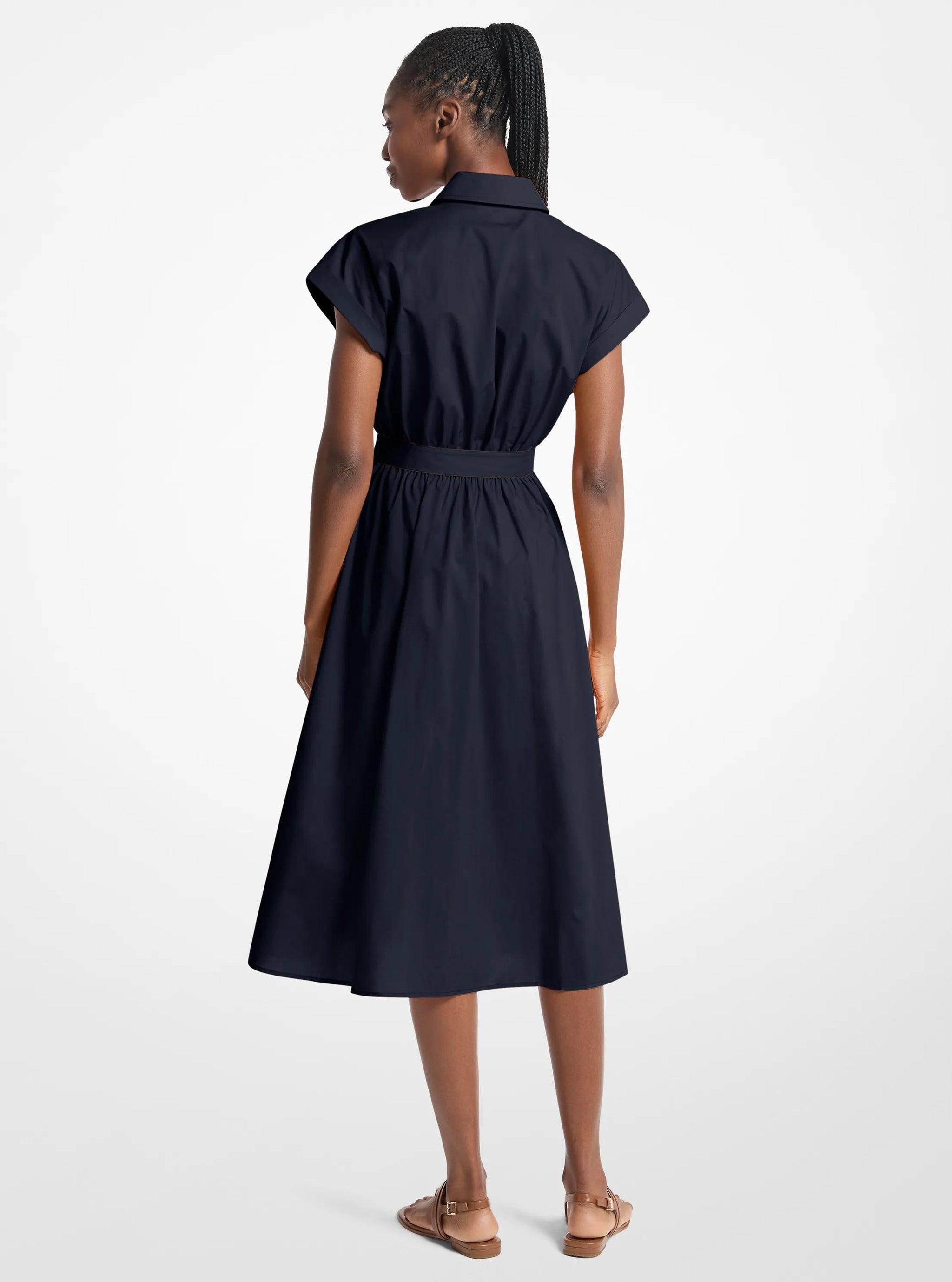 Vestido de algodón midi