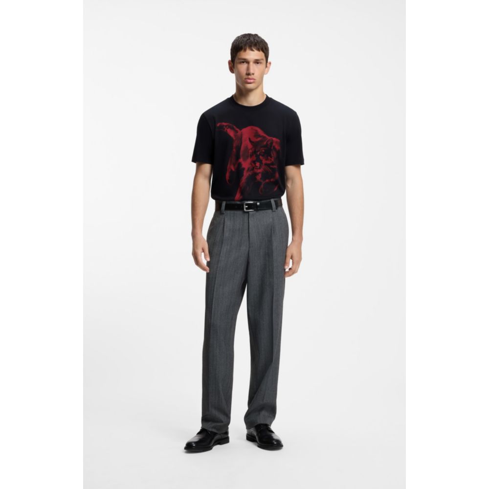 Camiseta de algodón con estampado