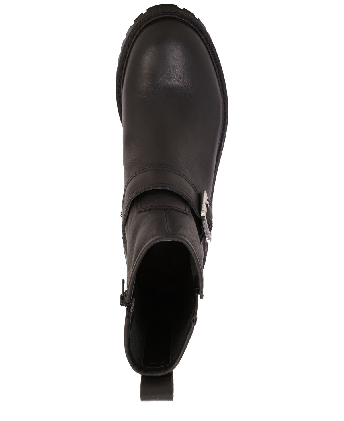Botines de mujer de cuero color negro