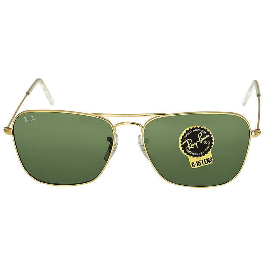 Gafas de sol unisex de montura cuadrada color verde
