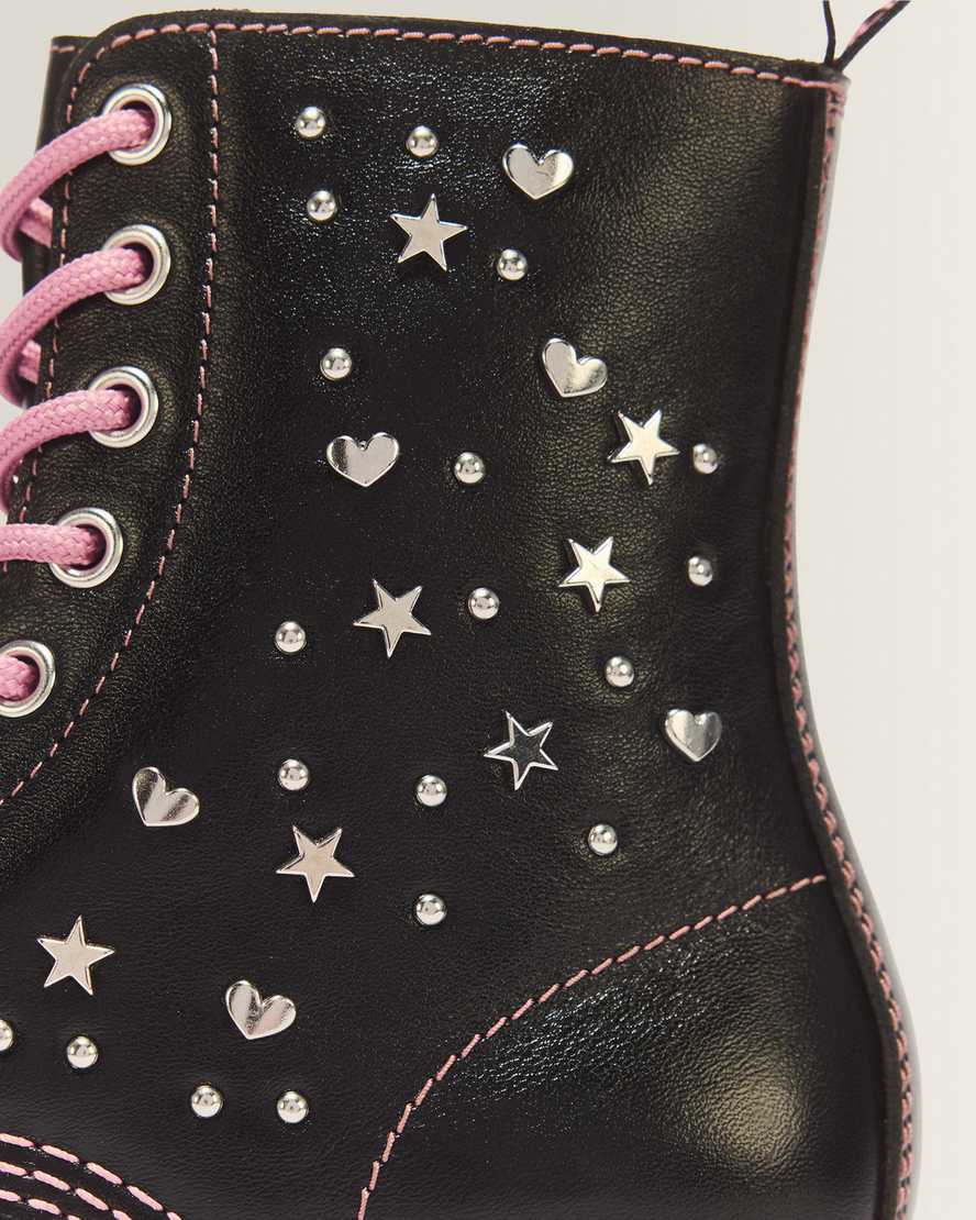 Botas de cuero con cordones