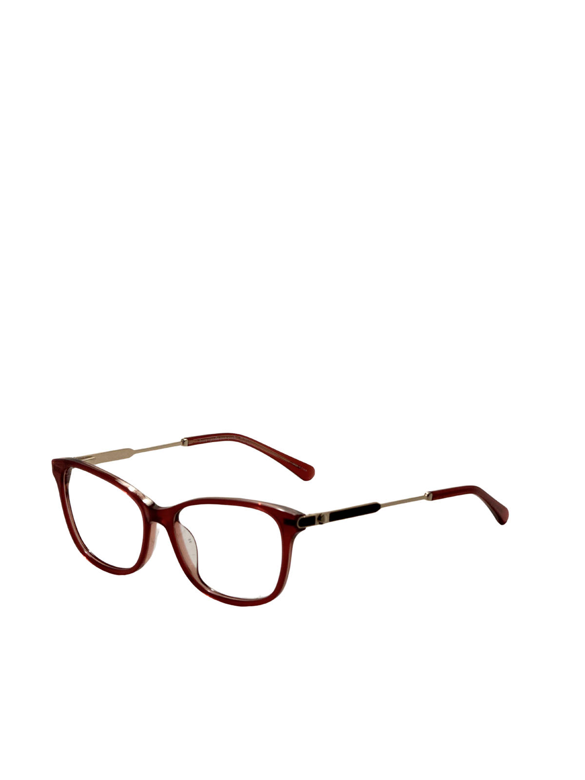 Montura para gafas de mujer 53 mm color vinotinto