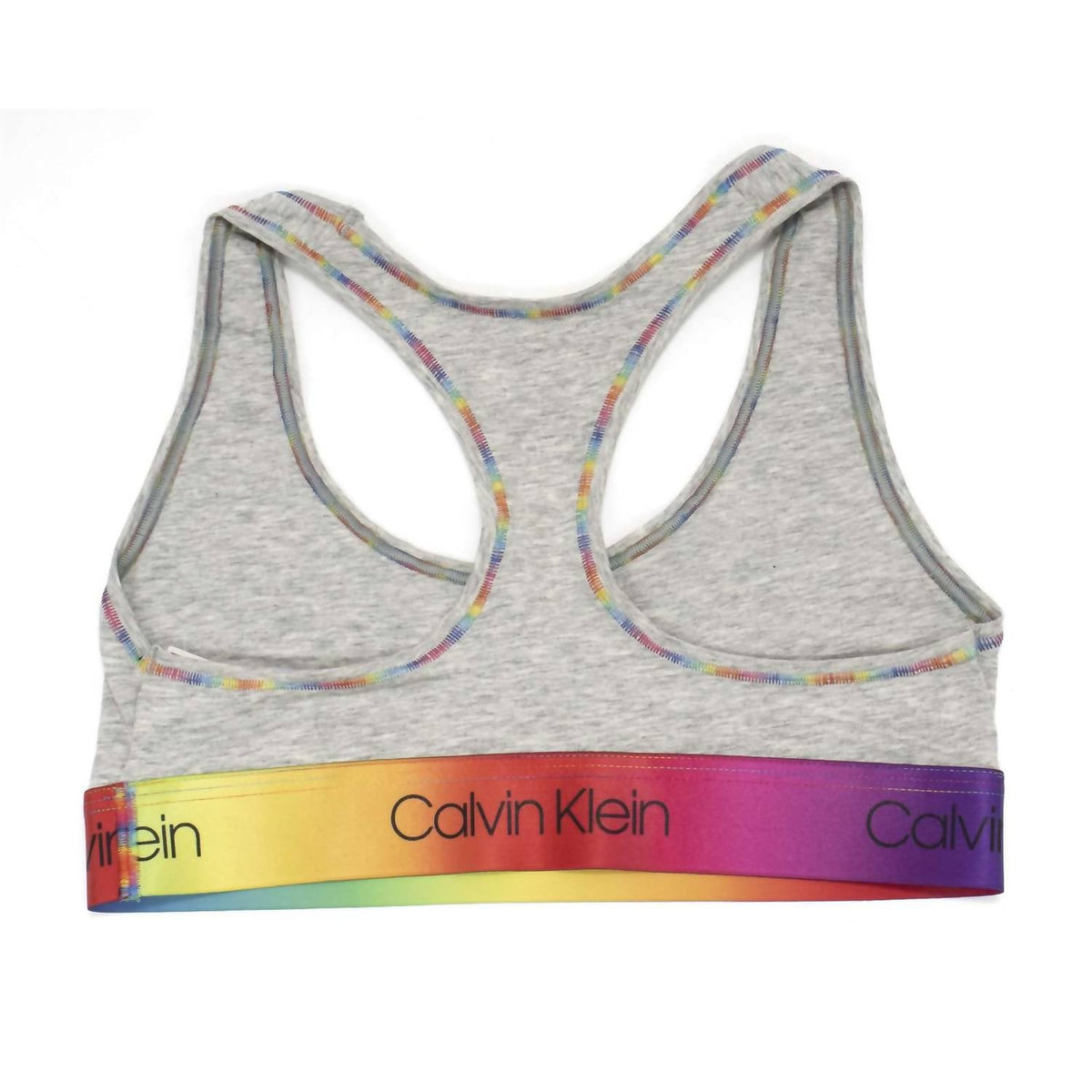 Bralette de mujer de algodón color gris