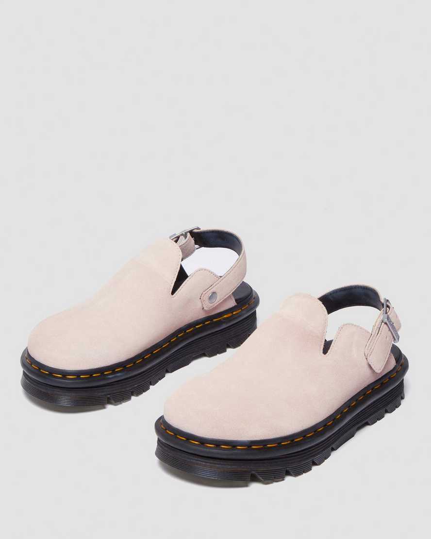 Zapatos de gamuza con plataforma