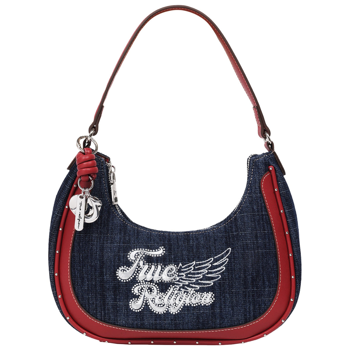 Bolso de mezclilla color rojo