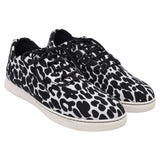 Stuart Weitzman Tenis Bajos en Lona Estampado Animal