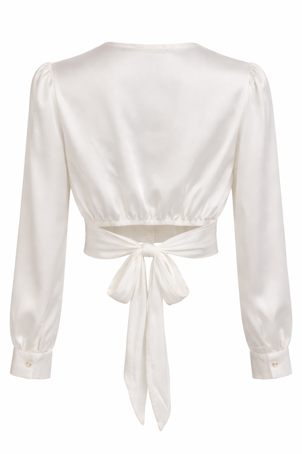 Blusa de satén