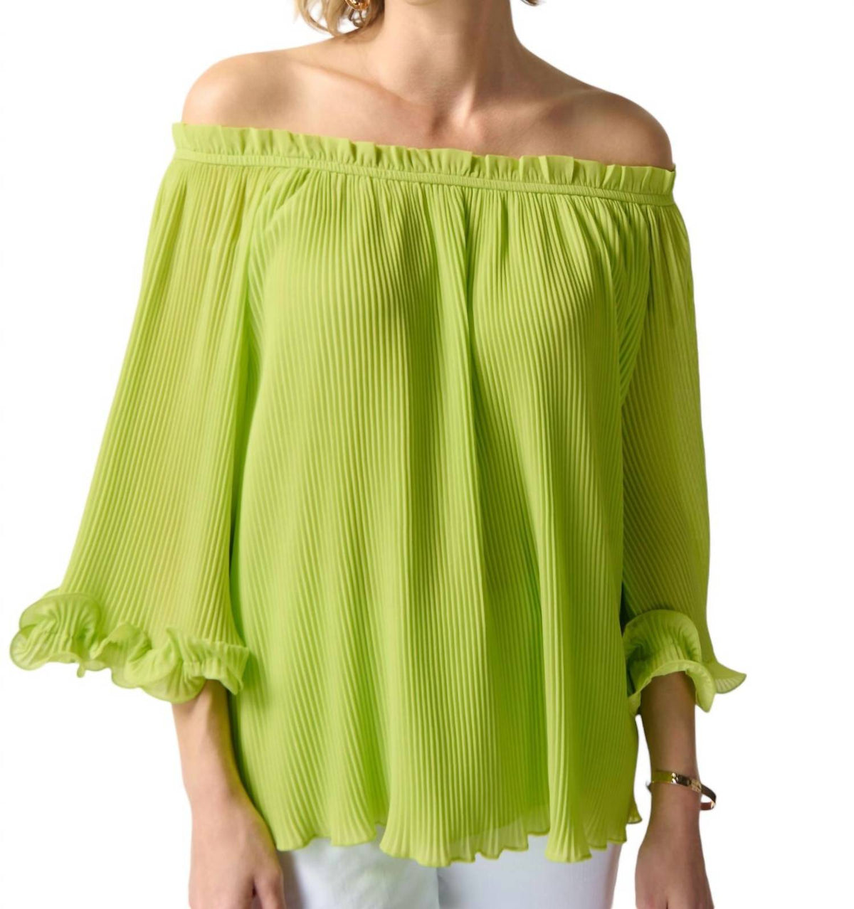 Top con pliegues