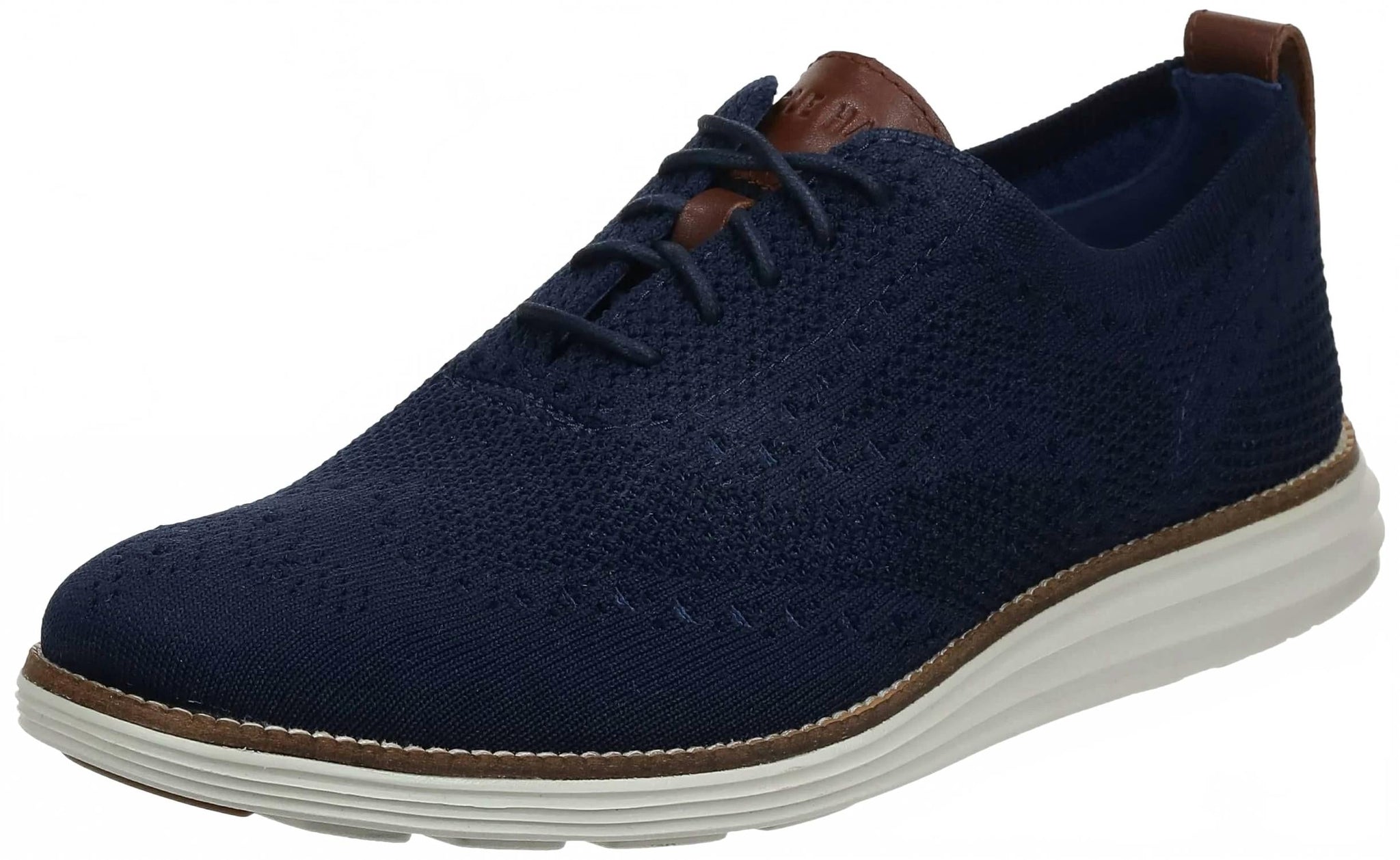 Tenis de hombre color azul marino y marfil