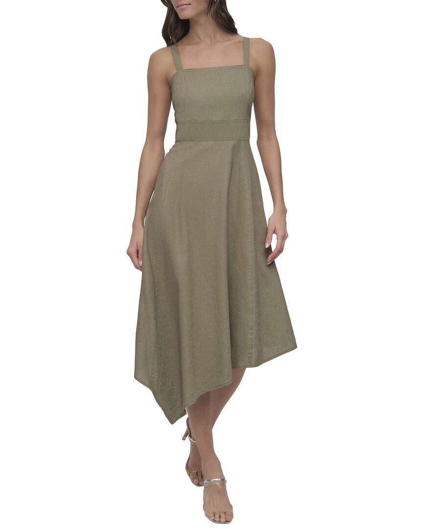 Vestido de mezcla de lino