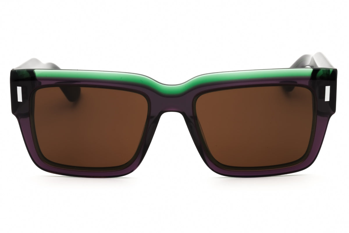 Gafas color café y violeta
