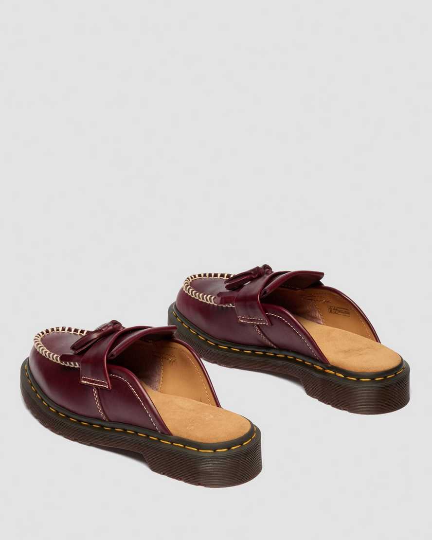 Zapatos destalonados de cuero