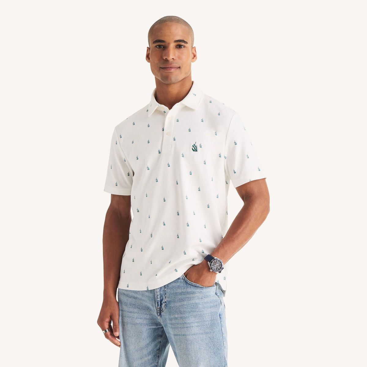 Polo de hombre con estampado